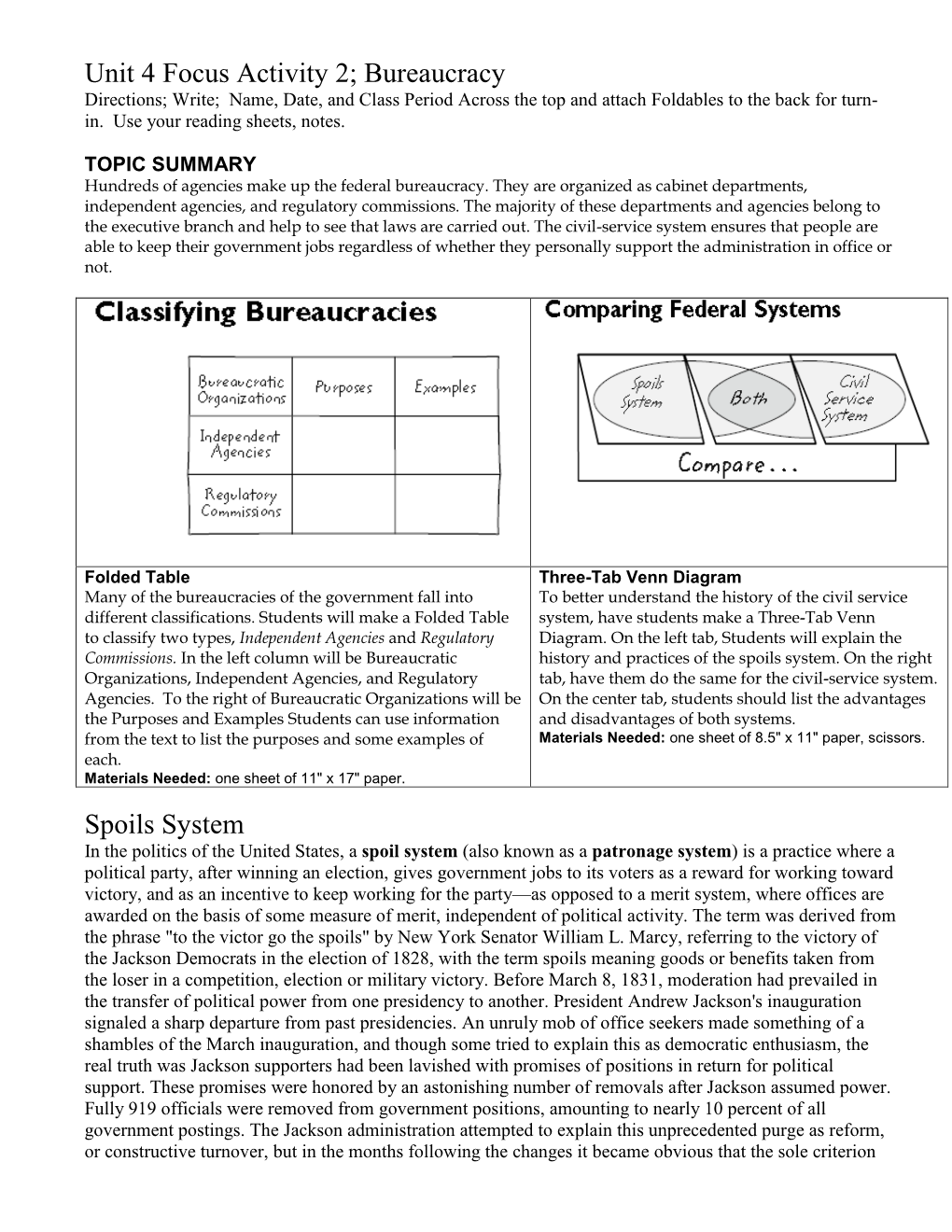 SSCG4 the Student Will Demonstrate Knowledge of the Organization And