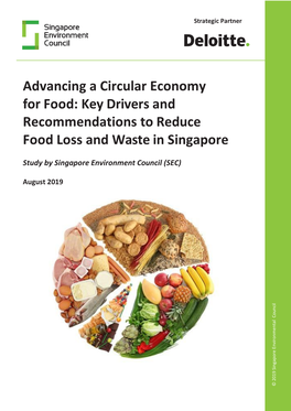 Key Drivers and Recommendations to Reduce Food Loss and Waste in Singapore
