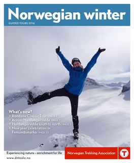Norwegian Winter GUIDED TOURS 2016
