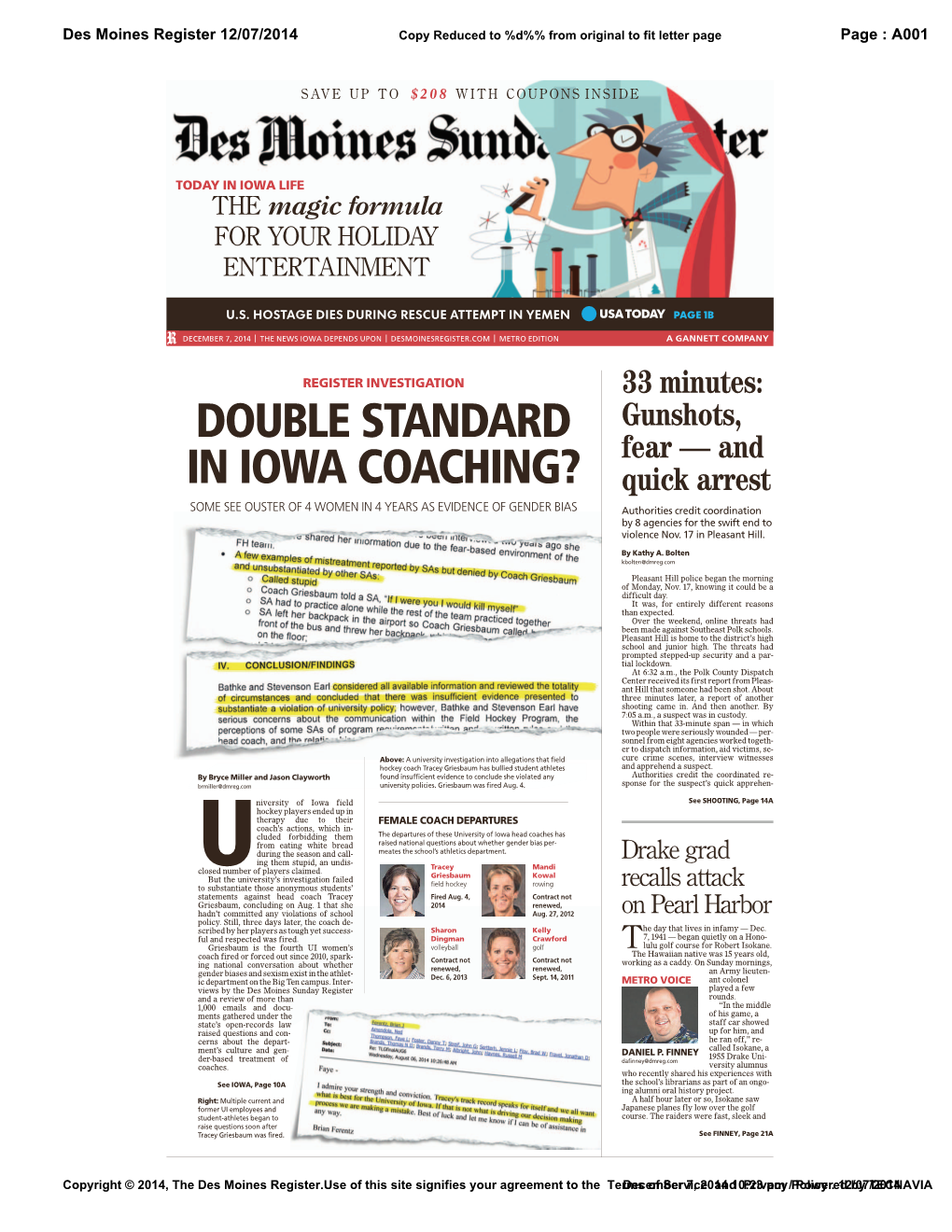 Double Standard in Iowa Coaching?