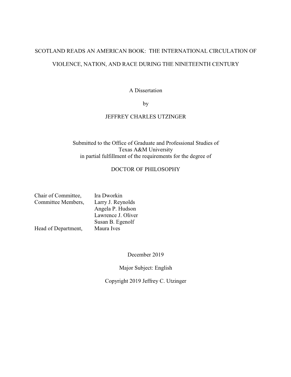 UTZINGER-DISSERTATION-2019.Pdf (1.843Mb)