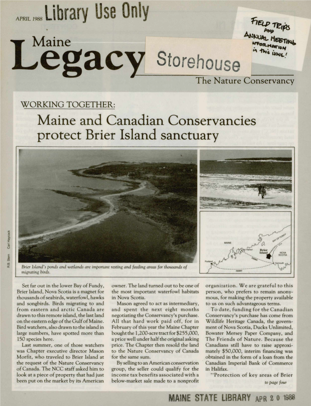 Legacy Storehouse the Nature Conservancy