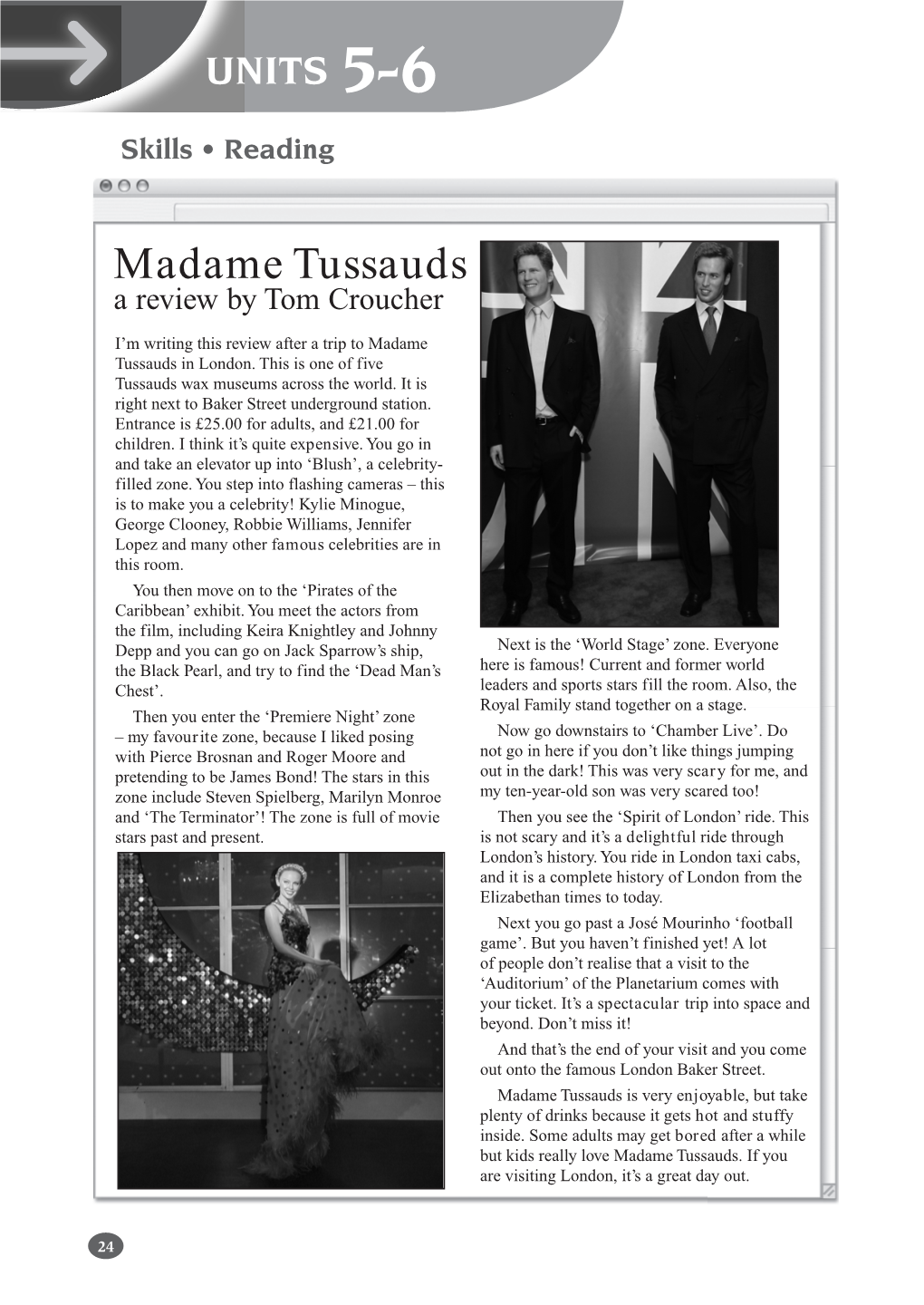 Madame Tussauds a Review by Tom Croucher