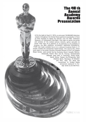 The 46 Th Annual Academy Awards Pre&Entation