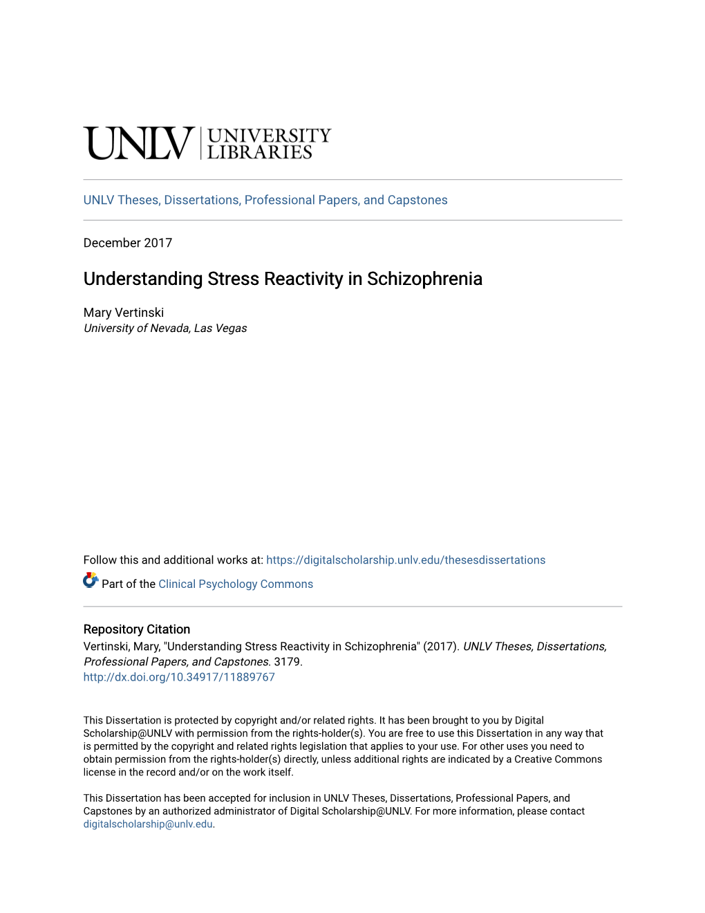 Understanding Stress Reactivity in Schizophrenia