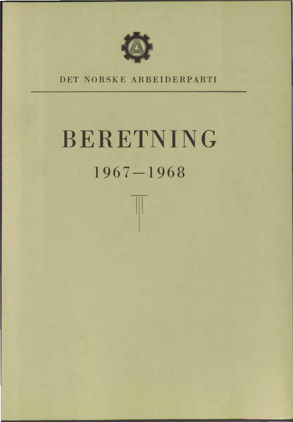 Beretning 1967-1968