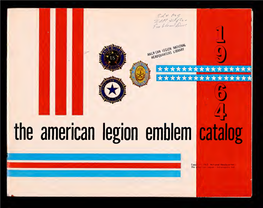The American Legion Emblem Catalog, 1964
