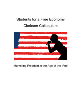 Students for a Free Economy Clarkson Colloquium