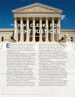 EIGHT JUSTICES by Becky Beaupre Gillespie
