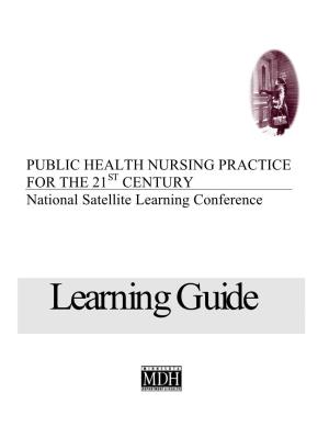Learning Guide: Public Health Nursing Practice for the 21St Century