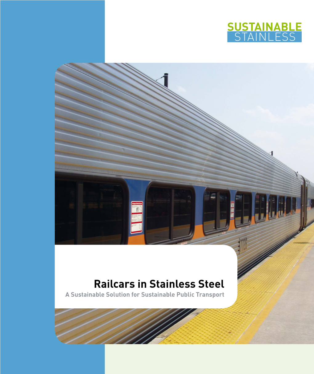 ISSF Railcars in Stainless Steel