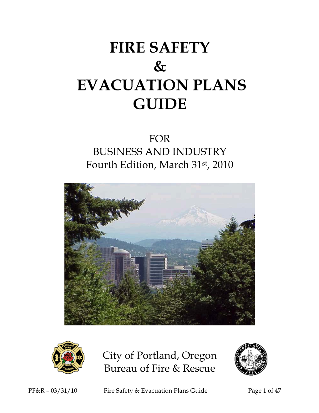 Fire Safety & Evacuation Plans Guide