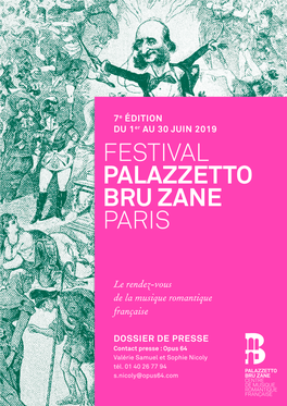 Festival Palazzetto Bru Zane Paris
