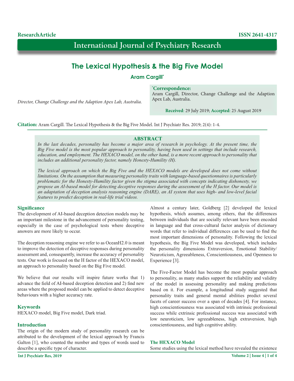 the-lexical-hypothesis-the-big-five-model-docslib