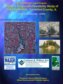 Phase 1 Diagnostic/Feasibility Study of Lake Vermilion, Vermilion County, IL