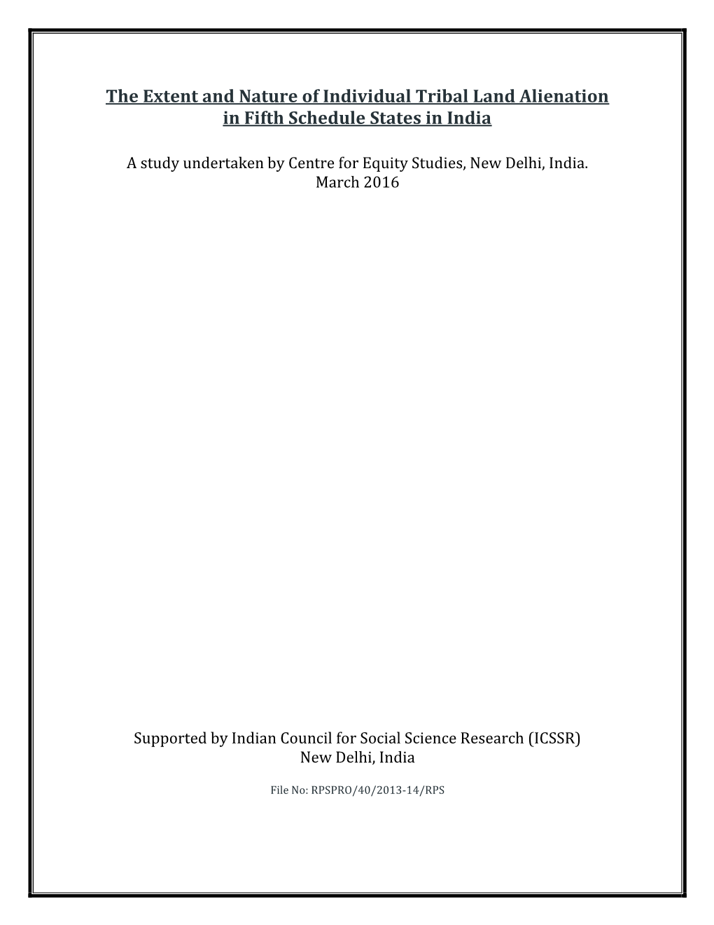 the-extent-and-nature-of-individual-tribal-land-alienation-in-fifth