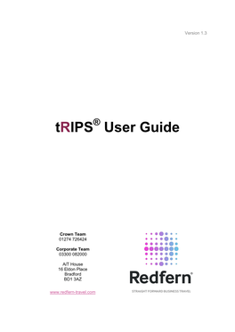 Trips User Guide