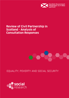 Review of Civil Partnership in Scotland - Analysis of Consultation Responses