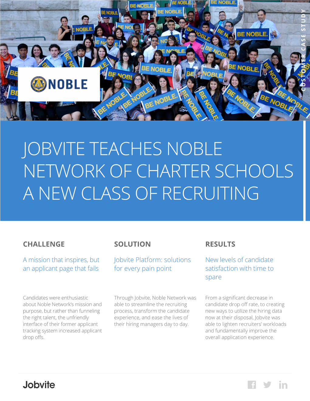 Jobvite Teaches Noble Network of Charter Schools a New Class of Recruiting