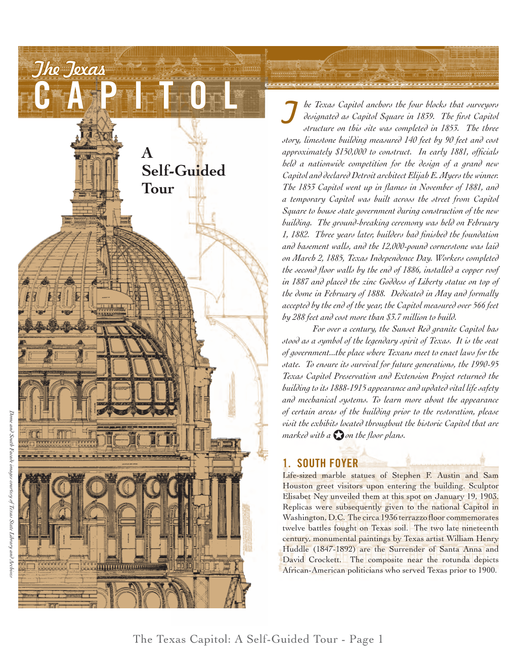 Texas Capitol Brochure