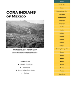 Cora Information Booklet