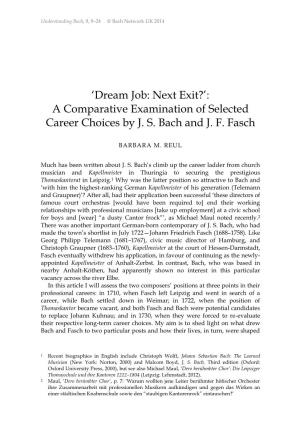 'Dream Job: Next Exit?'