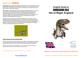 English Guide to Dinosaur Isle