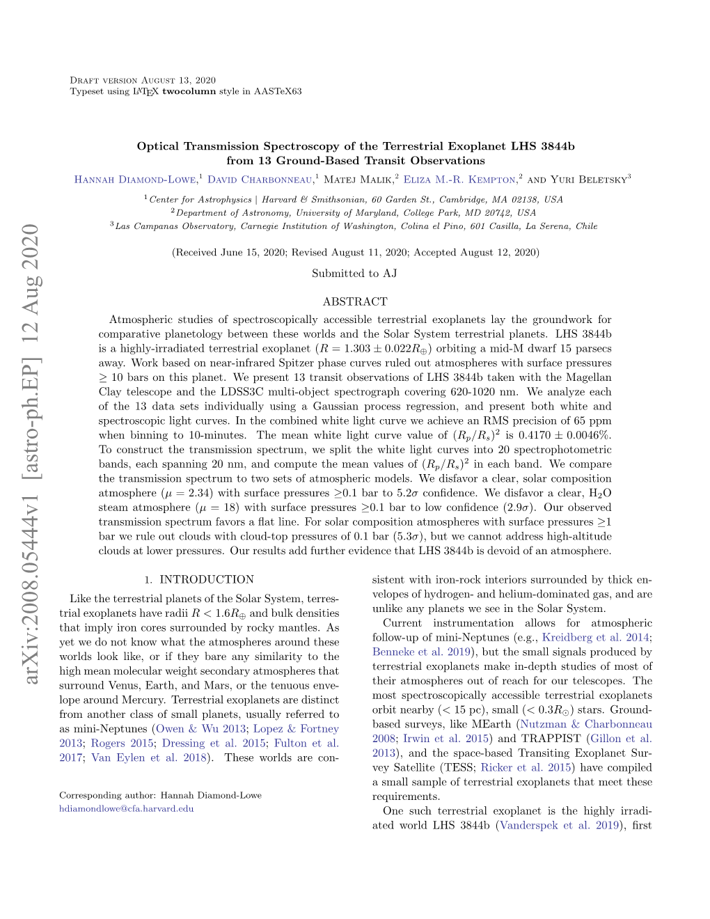 Optical Transmission Spectroscopy of the Terrestrial Exoplanet LHS