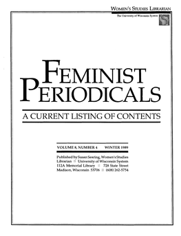 Feminist Theory, and Much of Women'sculture