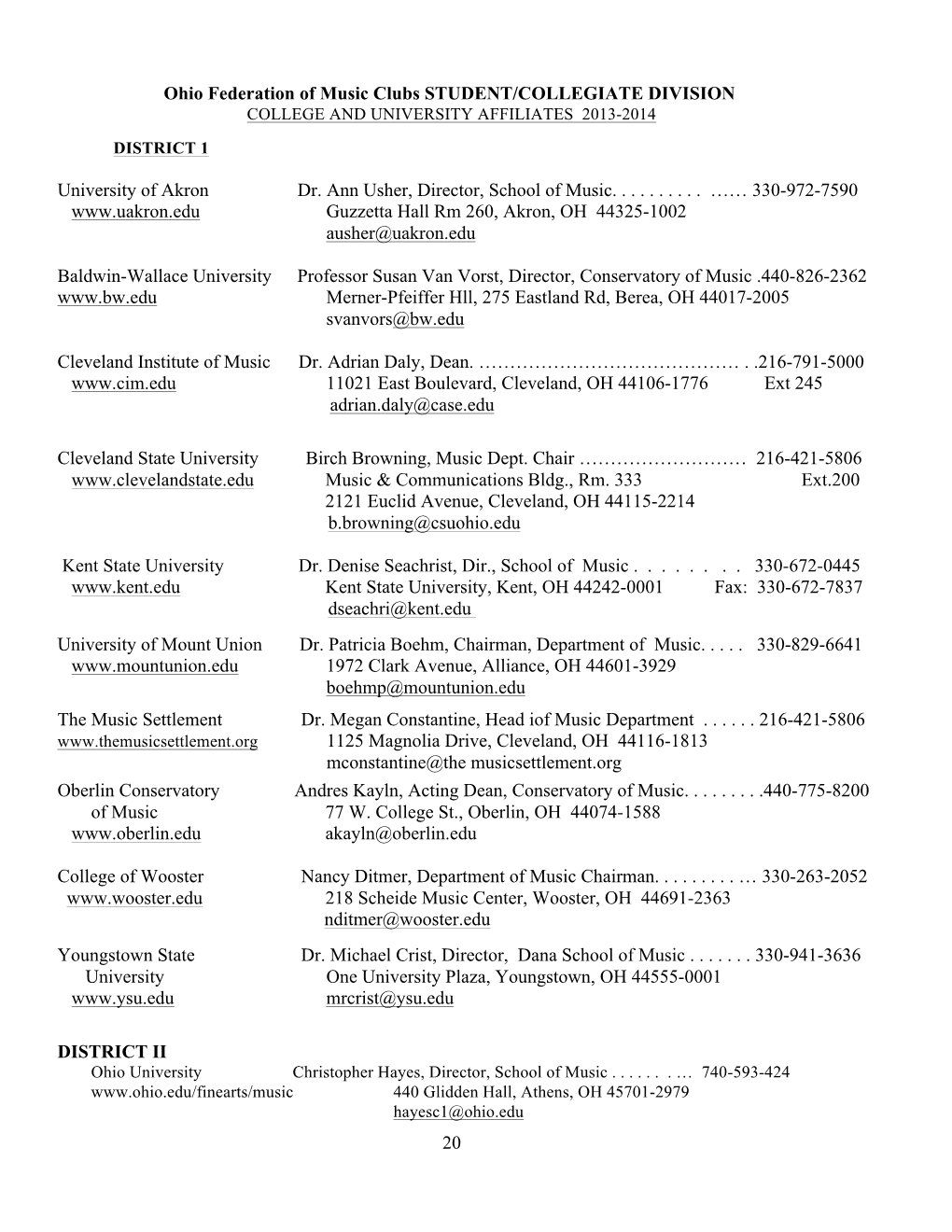 Student-College Division Affiliates.Pdf