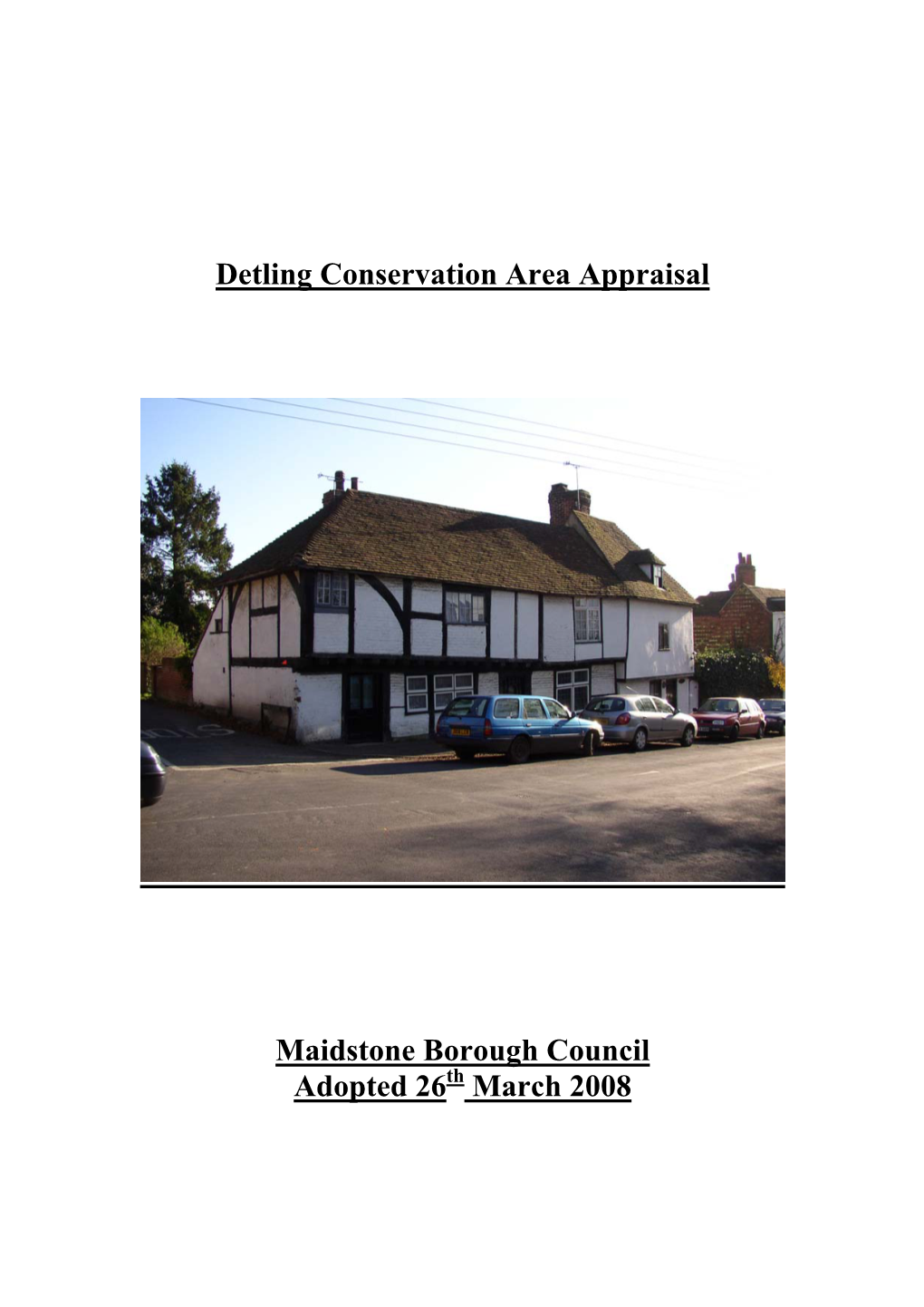 Detling Conservation Area Character Appraisal