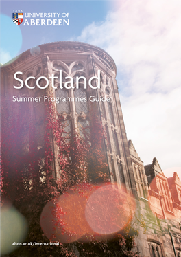 Scotland Summer Programmes Guide