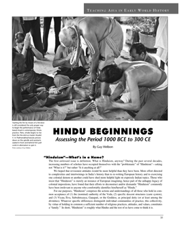 Hindu Beginnings V