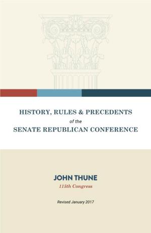 Senate Republican Conference John Thune