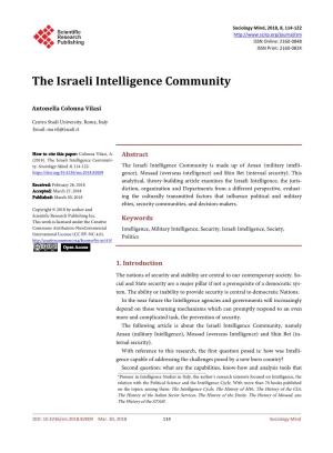 The Israeli Intelligence Community