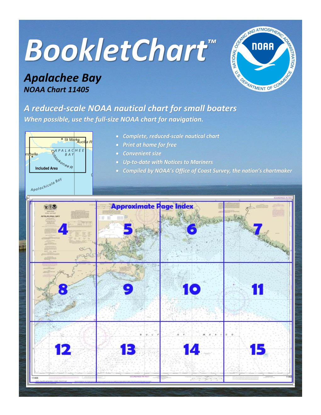 Bookletchart Apalachee Bay Noaa Chart 11405 A 