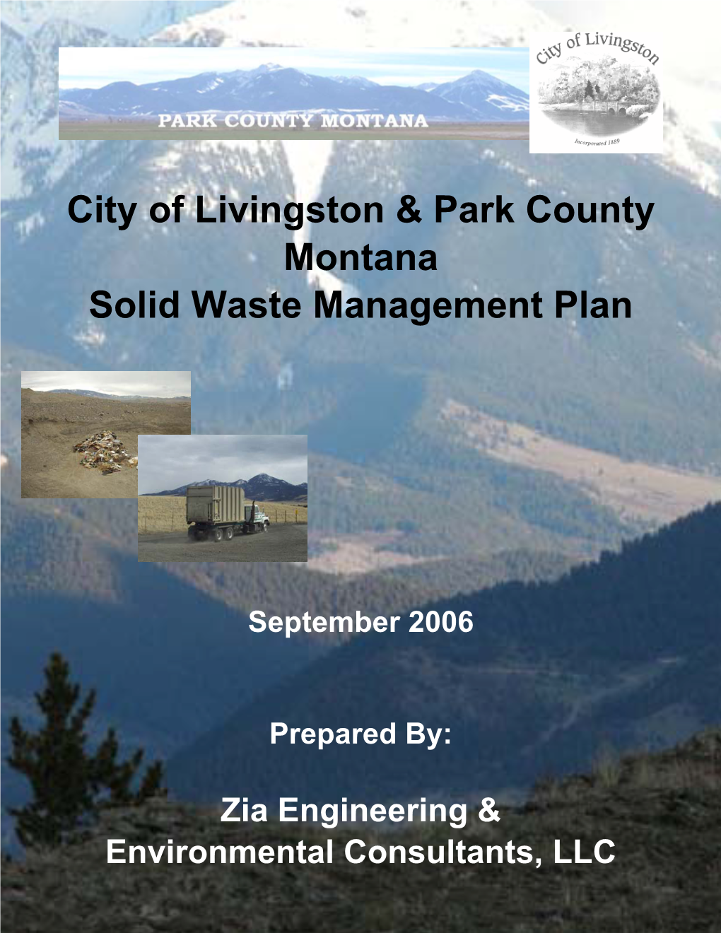 City of Livingston & Park County Montana Solid Waste Management