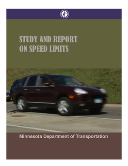 Study and Report on Speed Limits