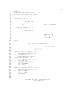 Court Transcript from 4/23/13