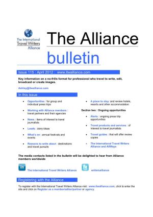 The Alliance Bulletin