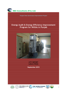 Energy Audit & Energy Efficiency Improvement Program for Wasas In