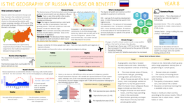 Is the Geography of Russia a Curse Or Benefit? Year 8