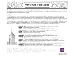Architecture of the Cabildo