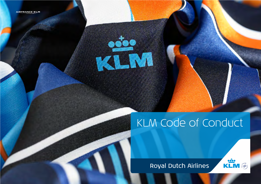 KLM Code of Conduct Content