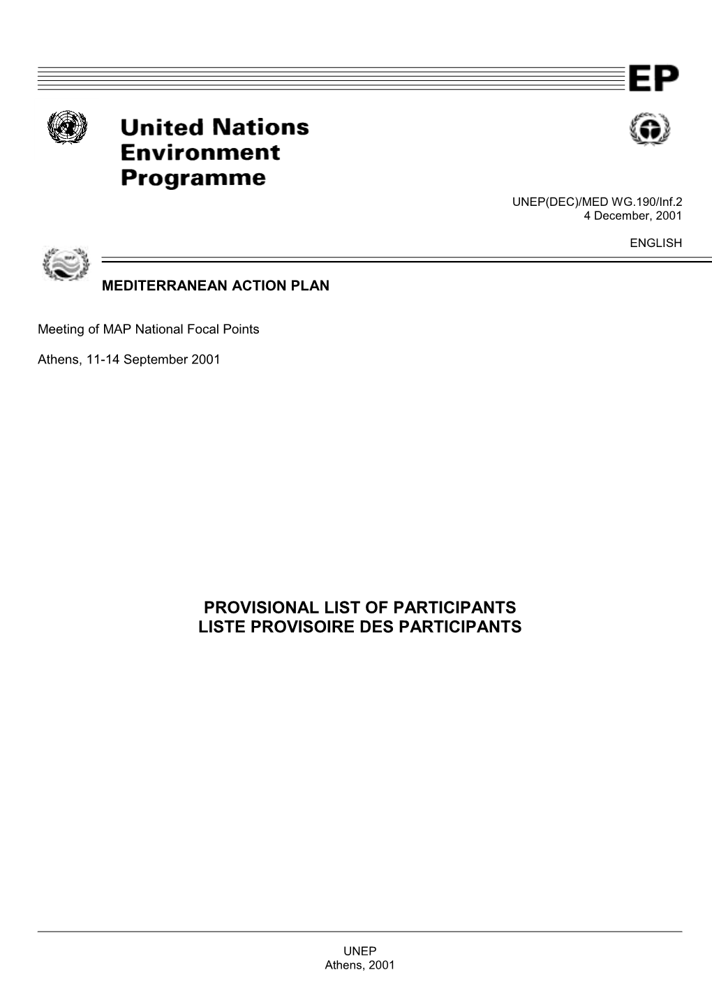 Mediterranean Action Plan