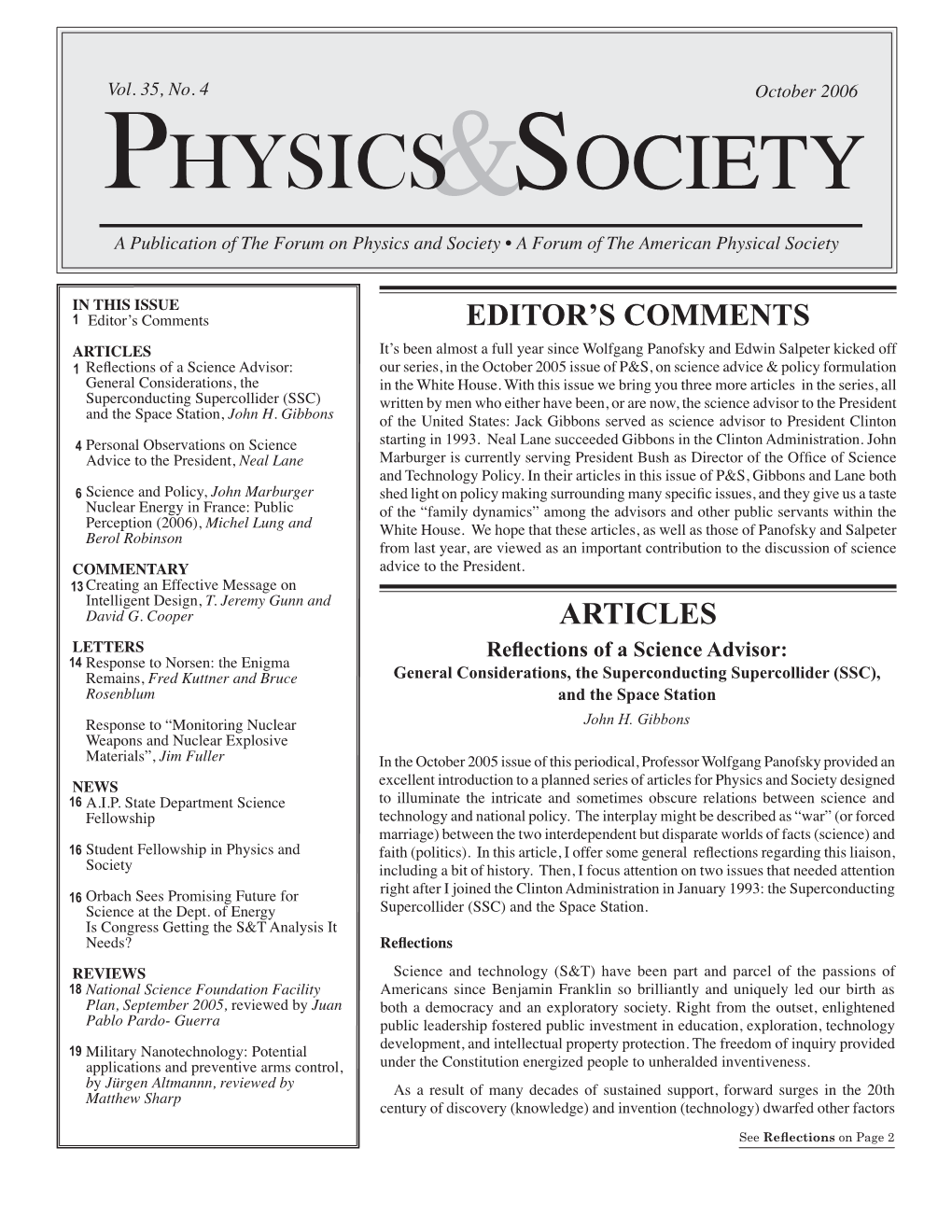 Physics Society