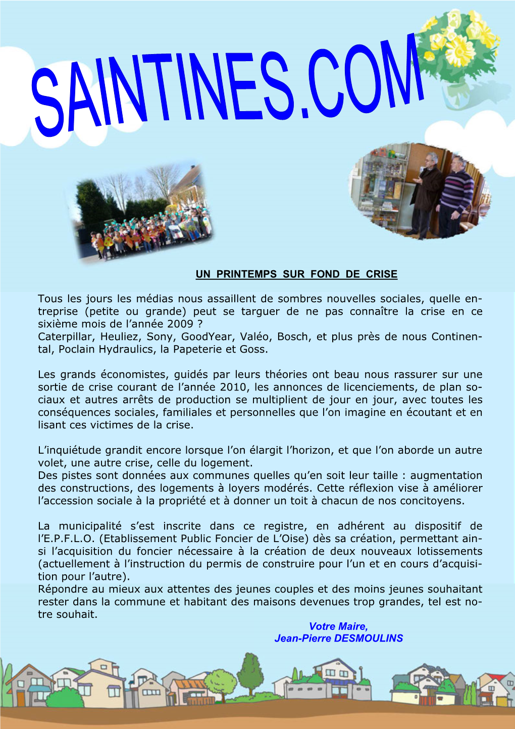 1 Saintines.Com Mai 2009