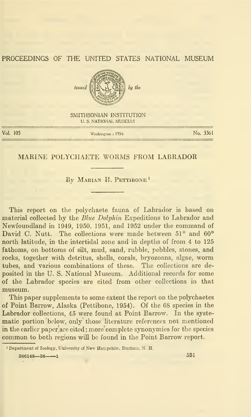 Proceedings of the United States National Museum