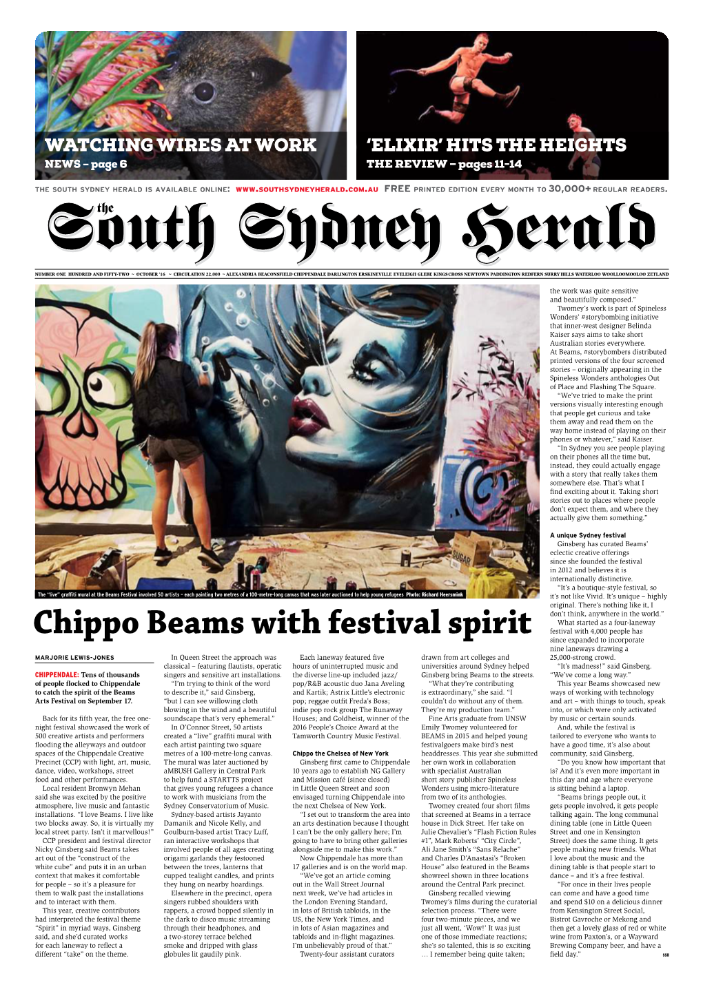 Chippo Beams with Festival Spirit