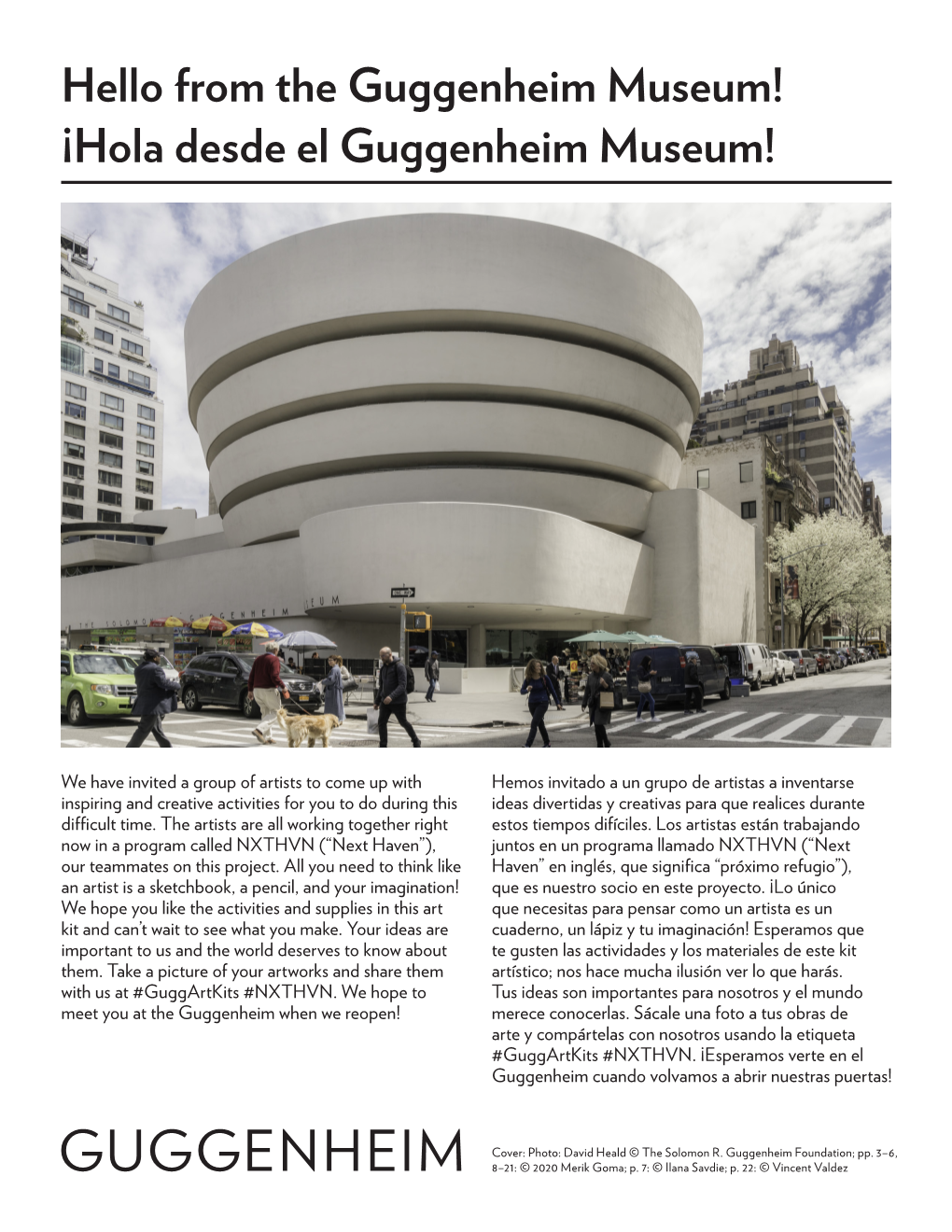 Hello from the Guggenheim Museum! ¡Hola Desde El Guggenheim Museum!